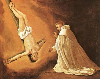 弗朗西斯科 德 囌巴朗 The Apparition of Apostle St Peter to St Peter of Nolasco 弗朗西斯科 德 囌巴朗 The Apparition of Apostle St Peter to St Peter of Nolasco